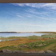 Laurits Andersen Ring – Der Fjord bei Karrebæksminde, Seeland 1910 | Giclée Kunstdruck gerahmt