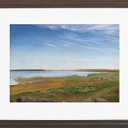Laurits Andersen Ring – Der Fjord bei Karrebæksminde, Seeland 1910 | Giclée Kunstdruck gerahmt