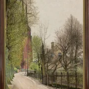 Laurits Andersen Ring | Domkirken - 1928 | Indrammet kunsttryk | Realisme