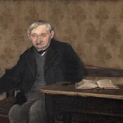 Laurits Andersen Ring | Den gamle mand. Baldersbrønde - 1904 | Indrammet kunsttryk | Realisme