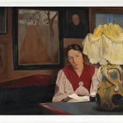 Laurits Andersen Ring – Die Frau des Künstlers Sigrid, Karrebæksminde 1898 | Giclée Kunstdruck gerahmt