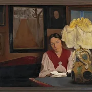 Laurits Andersen Ring – Die Frau des Künstlers Sigrid, Karrebæksminde 1898 | Giclée Kunstdruck gerahmt