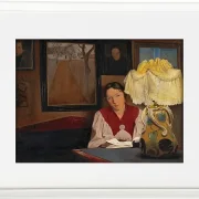 Laurits Andersen Ring – Die Frau des Künstlers Sigrid, Karrebæksminde 1898 | Giclée Kunstdruck gerahmt