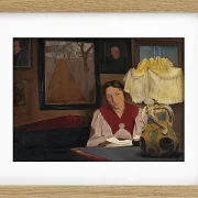 Laurits Andersen Ring – Die Frau des Künstlers Sigrid, Karrebæksminde 1898 | Giclée Kunstdruck gerahmt