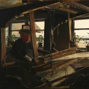 Laurits Andersen Ring | Interiør fra Hanehoved Huse – 1900 | Indrammet kunsttryk | Realisme