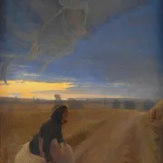 Laurits Andersen Ring | Abend - 1887 | Gerahmter Kunstdruck | Realismus