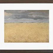 Laurits Andersen Ring – Ein Roggenfeld in der Nähe von Ring Village 1887 | Giclée Kunstdruck gerahmt