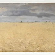 Laurits Andersen Ring – Ein Roggenfeld in der Nähe von Ring Village 1887 | Giclée Kunstdruck gerahmt