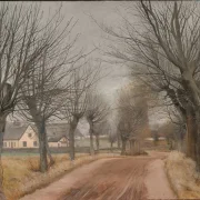 Laurits Andersen Ring | En vej ved Vinderød, Sjælland -1898 | Indrammet kunsttryk | Realisme