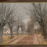 Laurits Andersen Ring | En vej ved Vinderød, Sjælland -1898 | Indrammet kunsttryk | Realisme
