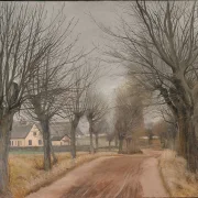 Laurits Andersen Ring – En vej ved Vinderød, Sjælland 1898 | Indrammet giclée-kunsttryk