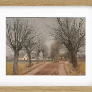 Laurits Andersen Ring – En vej ved Vinderød, Sjælland 1898 | Indrammet giclée-kunsttryk