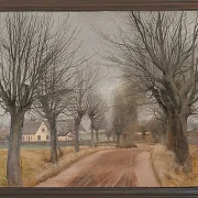 Laurits Andersen Ring – En vej ved Vinderød, Sjælland 1898 | Indrammet giclée-kunsttryk