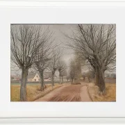 Laurits Andersen Ring – En vej ved Vinderød, Sjælland 1898 | Indrammet giclée-kunsttryk
