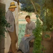 Laurits Andersen Ring | Frieri - 1886 | Indrammet kunsttryk | Realisme