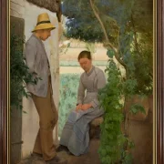 Laurits Andersen Ring | Frieri - 1886 | Indrammet kunsttryk | Realisme