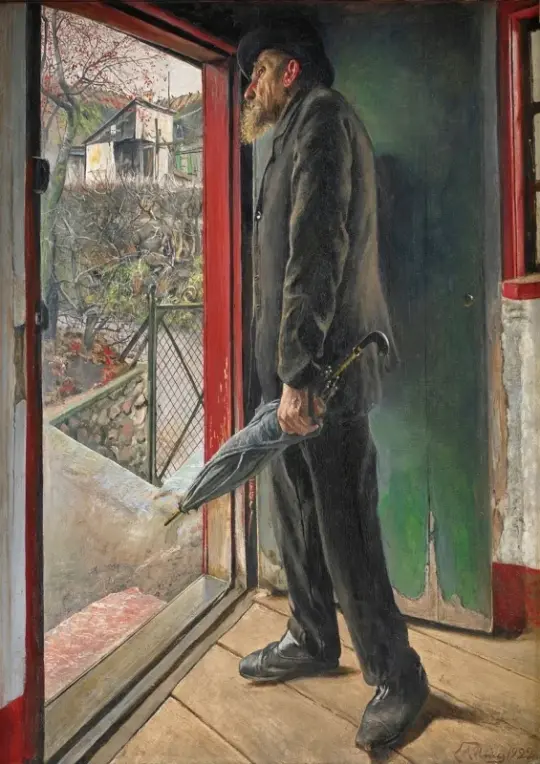 Laurits Andersen Ring | Hat es aufgehört zu regnen – 1922 | Gerahmter Kunstdruck | Realismus
