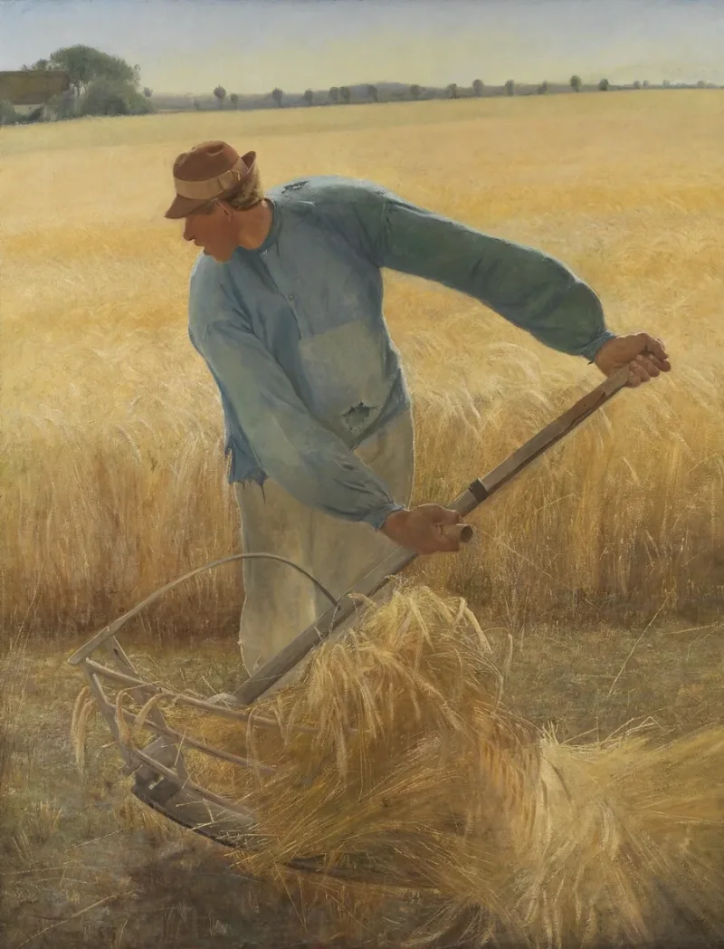 Laurits Andersen Ring – Ernte 1885 | Giclée Kunstdruck gerahmt