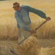 Laurits Andersen Ring – Ernte 1885 | Giclée Kunstdruck gerahmt