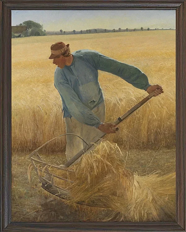 Laurits Andersen Ring – Ernte 1885 | Giclée Kunstdruck gerahmt