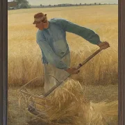 Laurits Andersen Ring – Ernte 1885 | Giclée Kunstdruck gerahmt