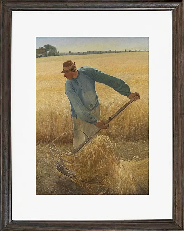 Laurits Andersen Ring – Ernte 1885 | Giclée Kunstdruck gerahmt