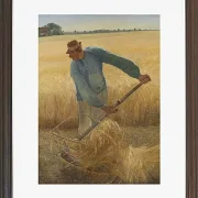 Laurits Andersen Ring – Ernte 1885 | Giclée Kunstdruck gerahmt