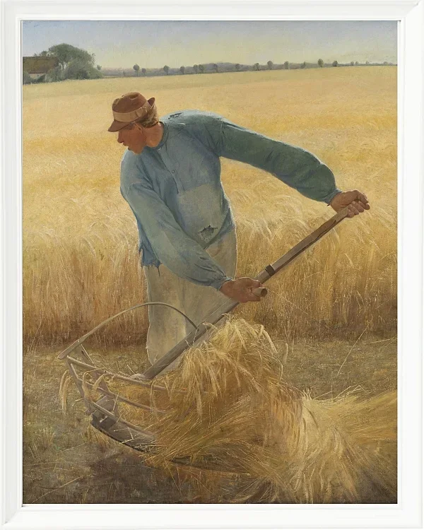 Laurits Andersen Ring – Ernte 1885 | Giclée Kunstdruck gerahmt
