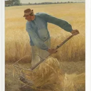 Laurits Andersen Ring – Ernte 1885 | Giclée Kunstdruck gerahmt