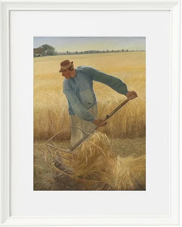 Laurits Andersen Ring – Ernte 1885 | Giclée Kunstdruck gerahmt