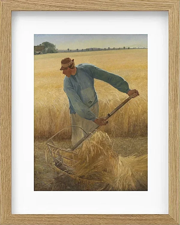 Laurits Andersen Ring – Ernte 1885 | Giclée Kunstdruck gerahmt