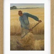 Laurits Andersen Ring – Ernte 1885 | Giclée Kunstdruck gerahmt