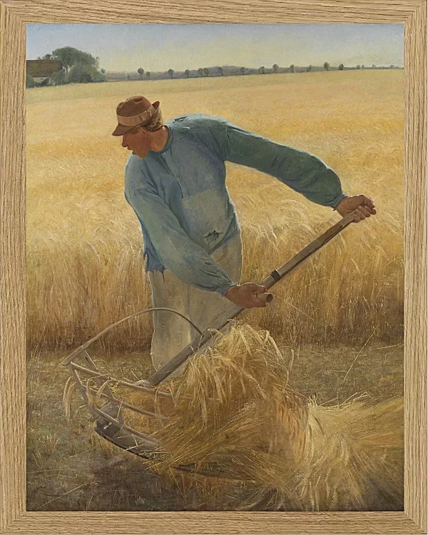 Laurits Andersen Ring – Ernte 1885 | Giclée Kunstdruck gerahmt