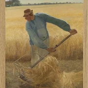Laurits Andersen Ring – Ernte 1885 | Giclée Kunstdruck gerahmt