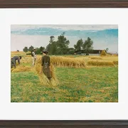 Laurits Andersen Ring – Høsttid, Ladby 1930 | Indrammet giclée-kunsttryk