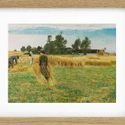 Laurits Andersen Ring – Høsttid, Ladby 1930 | Indrammet giclée-kunsttryk