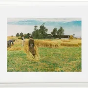 Laurits Andersen Ring – Høsttid, Ladby 1930 | Indrammet giclée-kunsttryk
