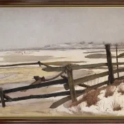 Laurits Andersen Ring | Optøning – 1901 | Indrammet kunsttryk | Realisme