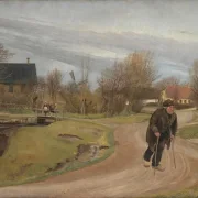 Laurits Andersen Ring – Frühling in Hals, Jütland 1892 | Giclée Kunstdruck gerahmt