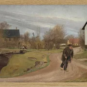 Laurits Andersen Ring – Frühling in Hals, Jütland 1892 | Giclée Kunstdruck gerahmt