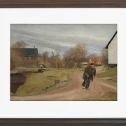 Laurits Andersen Ring – Frühling in Hals, Jütland 1892 | Giclée Kunstdruck gerahmt