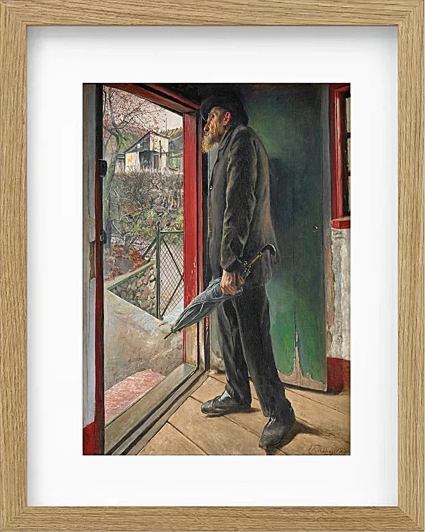 Laurits Andersen Ring – Hat es aufgehört zu regnen 1922 | Giclée Kunstdruck gerahmt