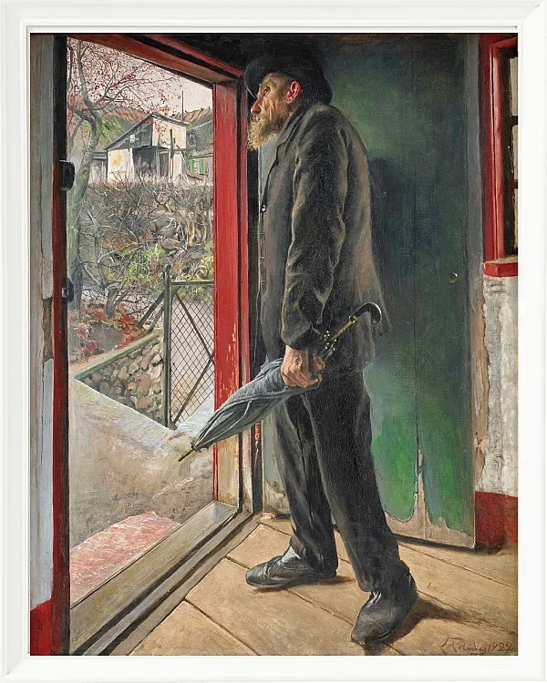 Laurits Andersen Ring – Hat es aufgehört zu regnen 1922 | Giclée Kunstdruck gerahmt