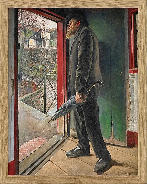 Laurits Andersen Ring – Hat es aufgehört zu regnen 1922 | Giclée Kunstdruck gerahmt