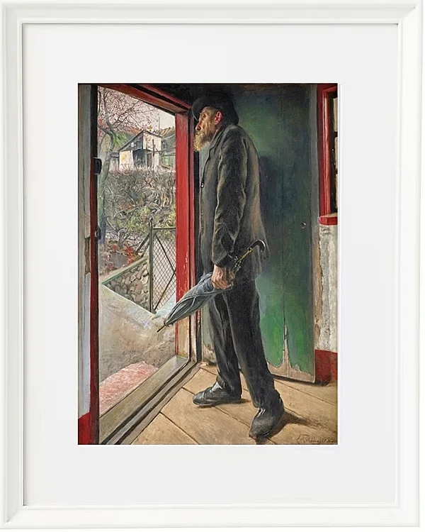 Laurits Andersen Ring – Hat es aufgehört zu regnen 1922 | Giclée Kunstdruck gerahmt