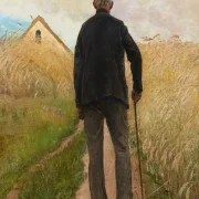 Laurits Andersen Ring | Im Roggenfeld – 1905 | Gerahmter Kunstdruck | Realismus