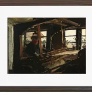 Laurits Andersen Ring – Interiør fra Hanehoved Huse 1900 | Indrammet giclée-kunsttryk