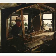 Laurits Andersen Ring – Interiør fra Hanehoved Huse 1900 | Indrammet giclée-kunsttryk