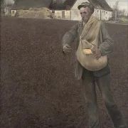 Laurits Andersen Ring | Sædemanden - 1910 | Indrammet kunsttryk | Realisme