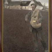 Laurits Andersen Ring | Sædemanden - 1910 | Indrammet kunsttryk | Realisme